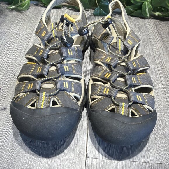 Keen Newport H2 Adjustable Outdoor Drawstring Sandal Mens Size 12 1008399 Black main image 7